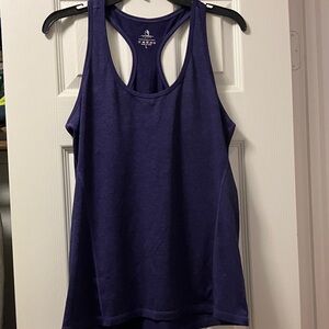 Elegant Purple Racerback Tank Top